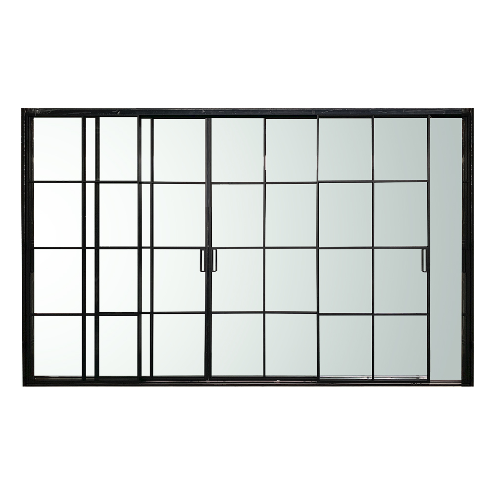 Slim frame sliding door